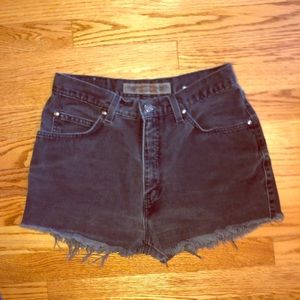 Black Vintage Levi’s Denim Shorts